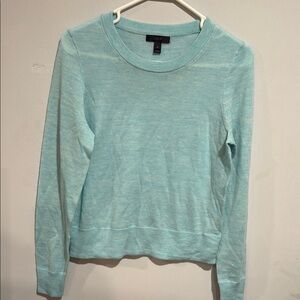 J. Crew Soft Sky Blue Knit Top
